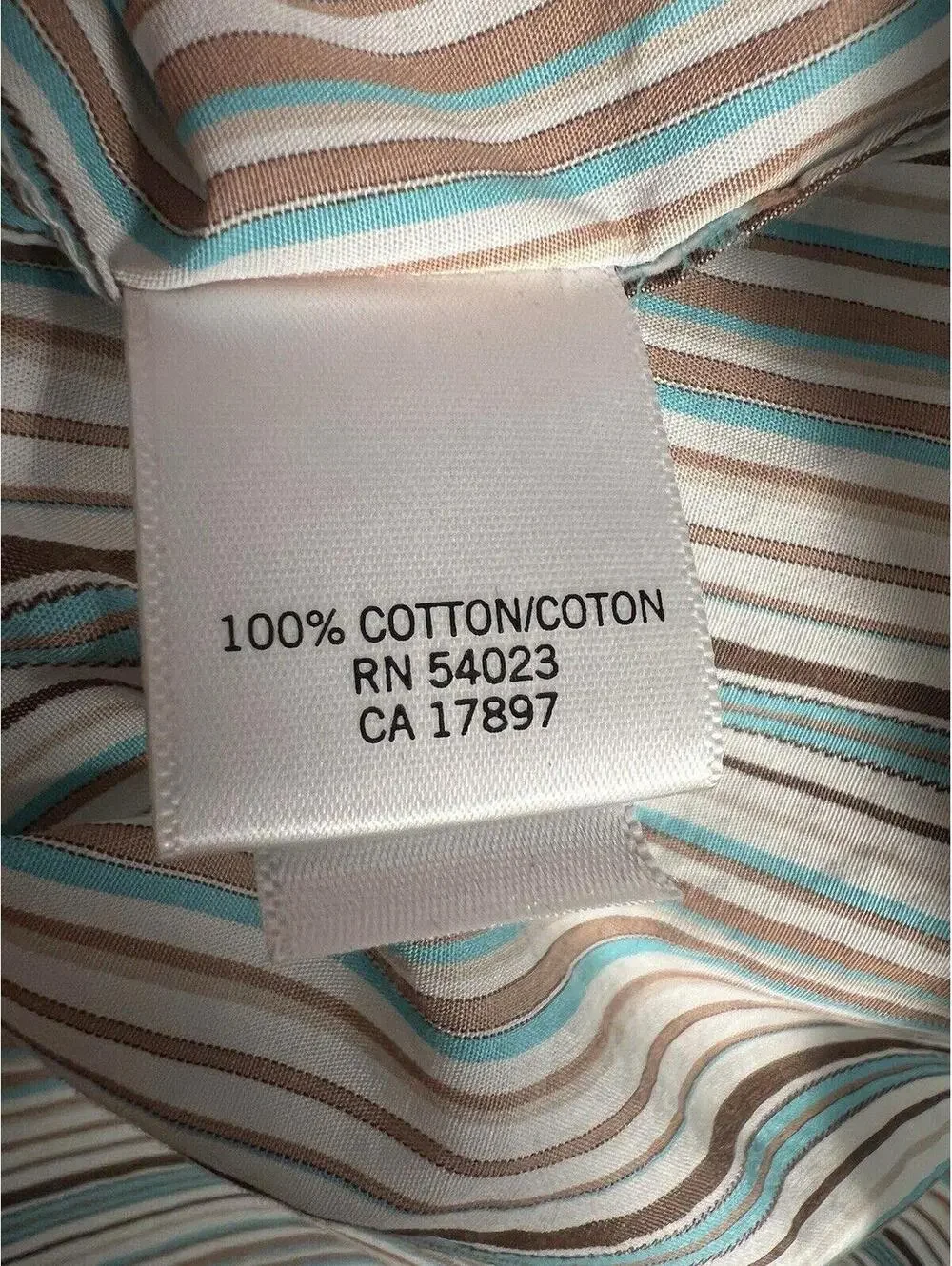 Banana Republic Dress Shirt XL 17 - 17.5  Men’s Striped Cotton Button Down EUC